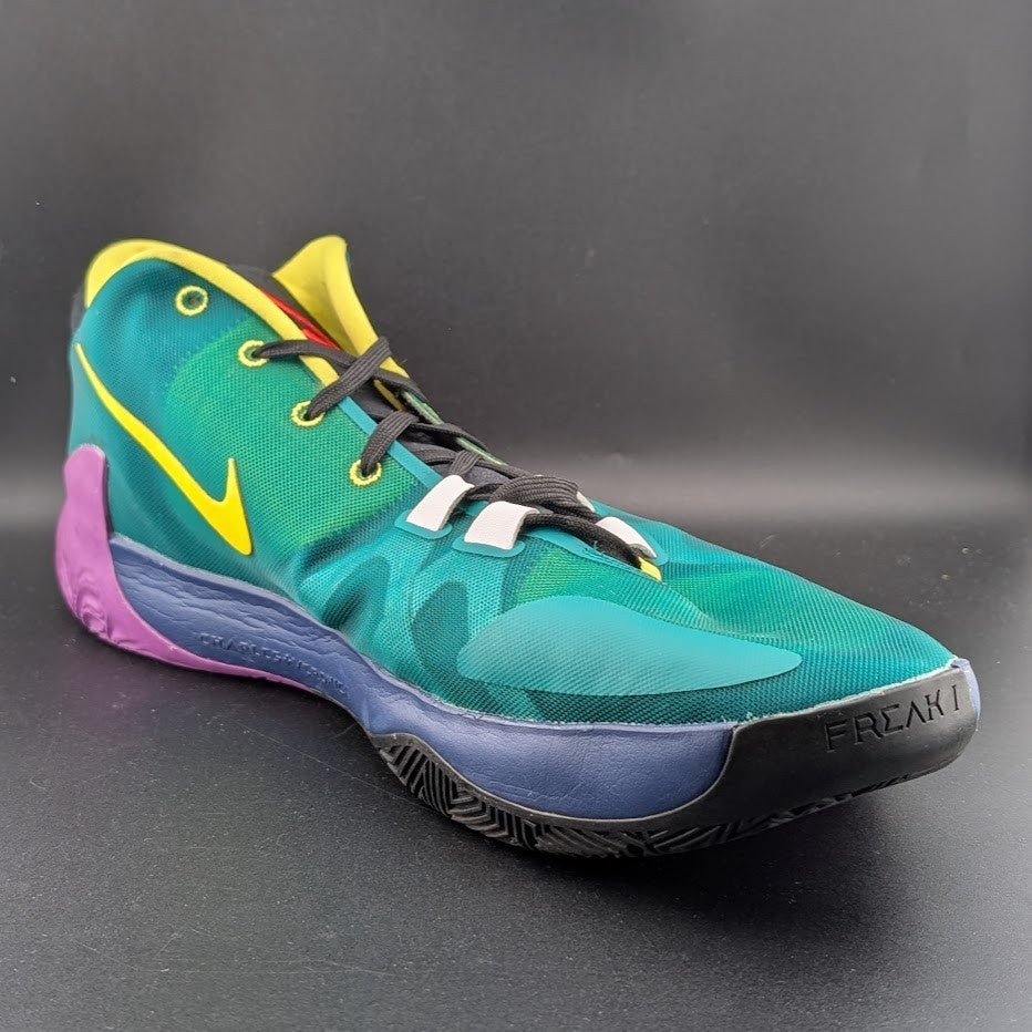 Nike Men's Size 18 Zoom Freak 1 Roots~CT8476-800 Multicolor Basketball Sneaker Nike
