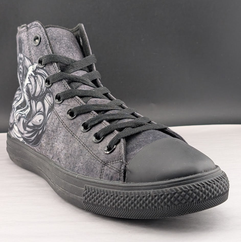 RAAD Shop Angry Gorilla Canvas Hi Tops US Size M9 / W10.5W Unisex RARE RAAD