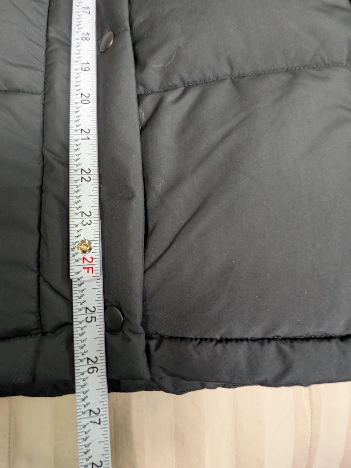 Pioneer Women's XL Summit Black Puffer Jacket w/ Removable Hood and Packable Sac Pioneer Camp