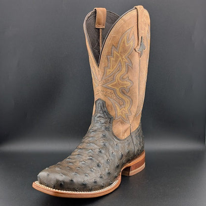 Tony Lama Tori Umber Full Quill Ostrich~Golden Brown 11" Womens Sz 10B TL5405 Tony Lama