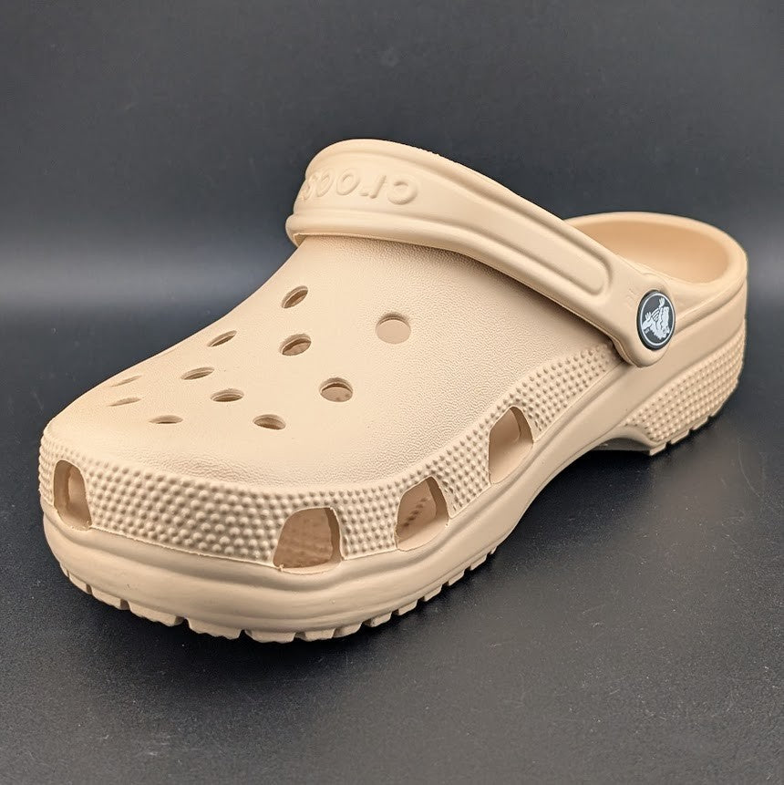 NWT/B, Crocs, Solid Shitake Tan~Unisex Big Kids-Size J6 Also Fits Women's 7.5 Crocs