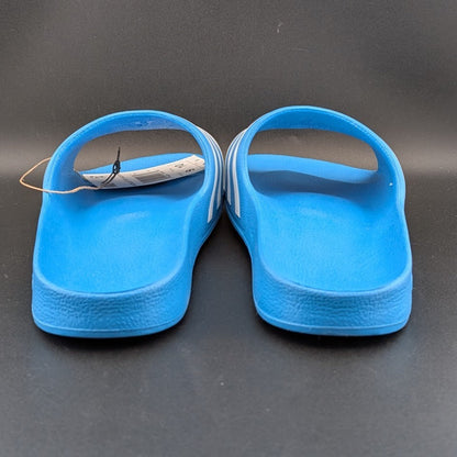 Adidas FY8047 Solar Blue Adilette Aqua Slide Sandals NWT **FREE SHIPPING adidas