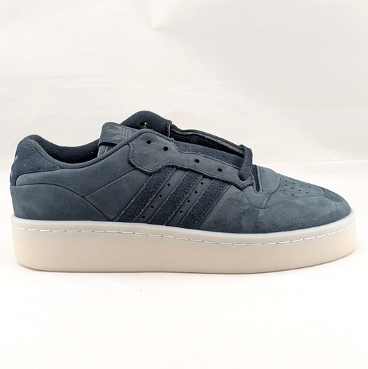 adidas Rivalry Lux Low LaceUp~Womens Sz 7 Black Nubuck Basketball Sneakers Shoes adidas