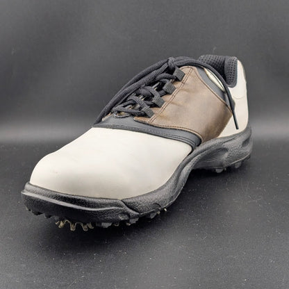 FootJoy GreenJoys Mens Size 11M White Brown Leather Oxford Golfing FootJoy