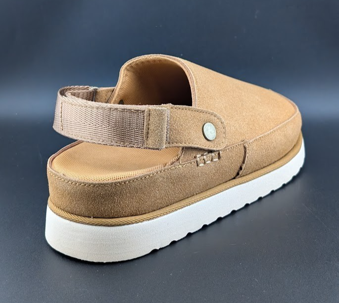 Women's Sz 8.5 Wide Faux Suede Platform Clogs / Slippers with Memory Foam Miggliacci