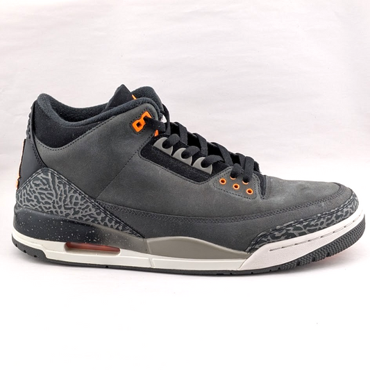 Nike Men's Size 13 Air Jordan 3 Retro Sneakers Fear Pack Grey (2023) CT8532 080 Jordan
