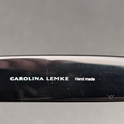 Carolina Lemke Berlin Unisex Black Sunglasses CL9109-1 Gradient Grey Lenses NEW Carolina Lemke