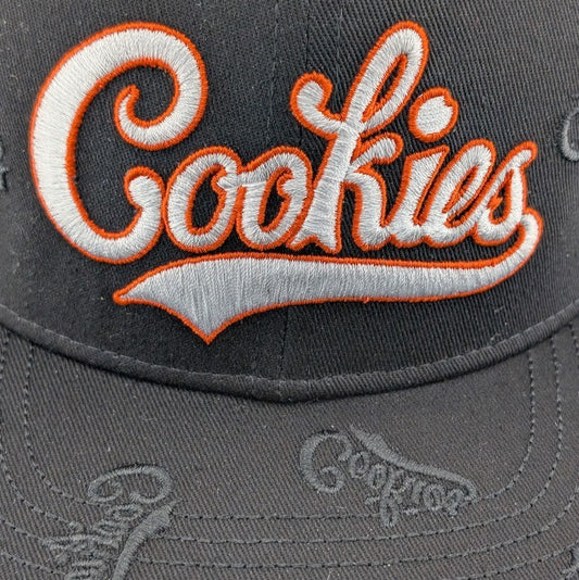 Cookies Black Snapback Hat Adjustable OneSize Bases Loaded Embroidered FREE SHIP Cookies Sf