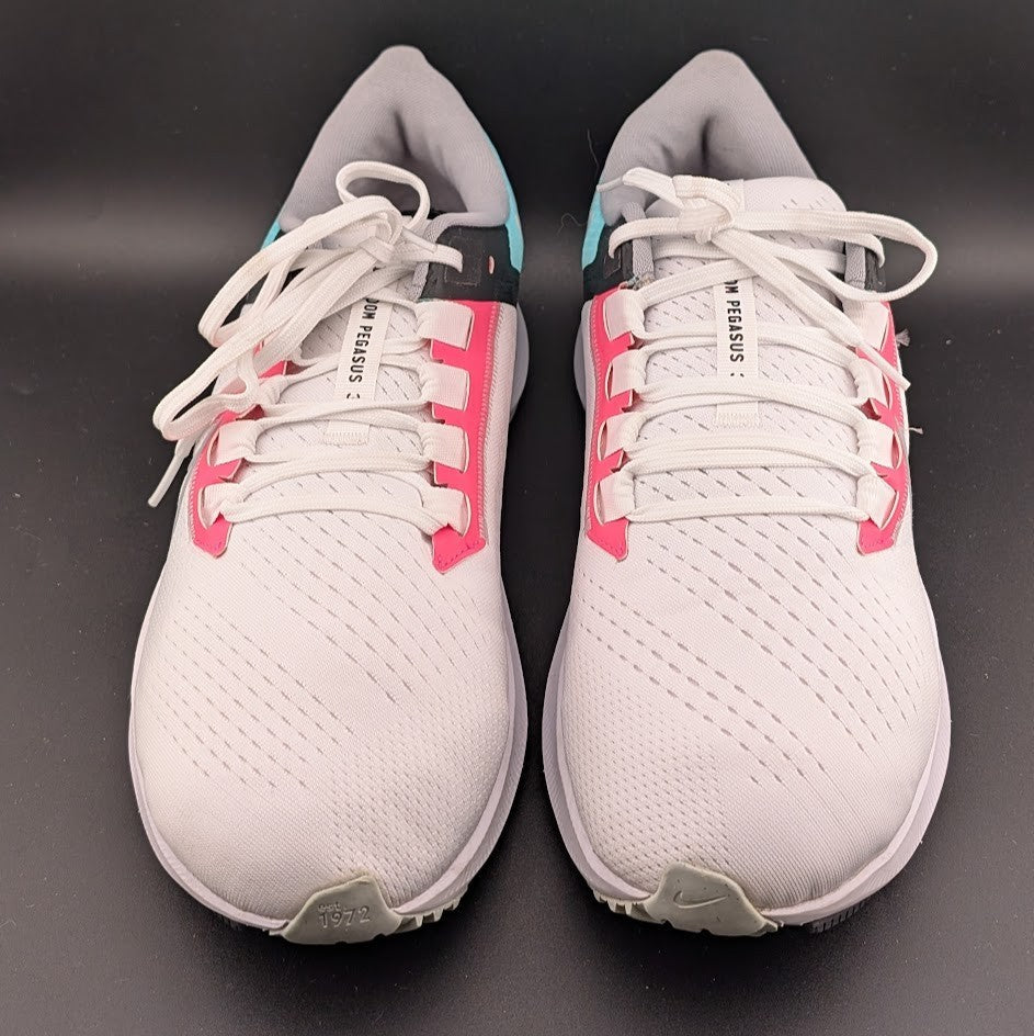Nike Air Zoom Pegasus 38~Mens Size 13~White Wolf Grey Hyper Pink~Customer Return Nike
