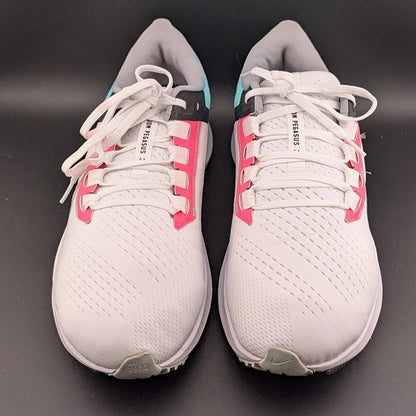 Nike Air Zoom Pegasus 38~Mens Size 13~White Wolf Grey Hyper Pink~Customer Return Nike