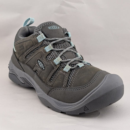 Keen Circadia Vent Low Hiking Shoes Grey Cloud Blue-Women Size 6.5-DISPLAY MODEL Keen