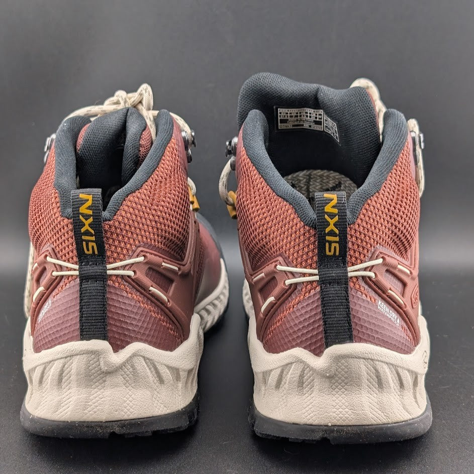 Keen NXIS Evo Mid WP Womens US 7 Andorra/Golden Yellow Hiking Shoes Keen