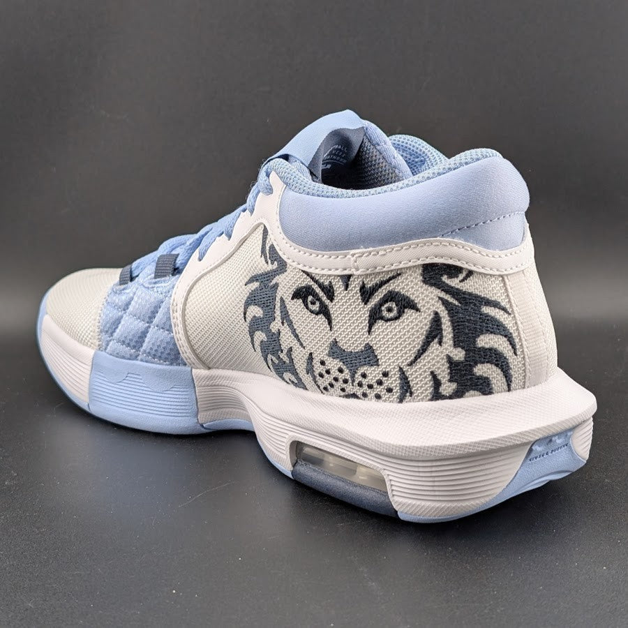 Nike LeBron Witness 8 Shoes Mens Size 8.5 White/Lt. Blue  -*Runs Small Nike