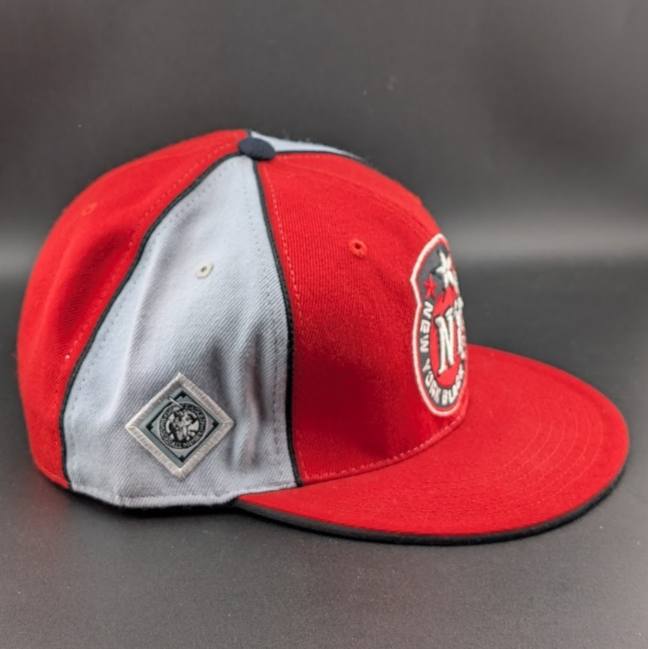 Black Yankees Negro Leagues Baseball Hat Red/Gray~Size 7 3/4~ XL Head J- Head