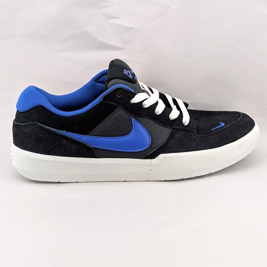 Men 's Size 7.5 NIKE SB FORCE 58 Black/Hyper Royal DV5477-004 Skate Board Shoes Nike