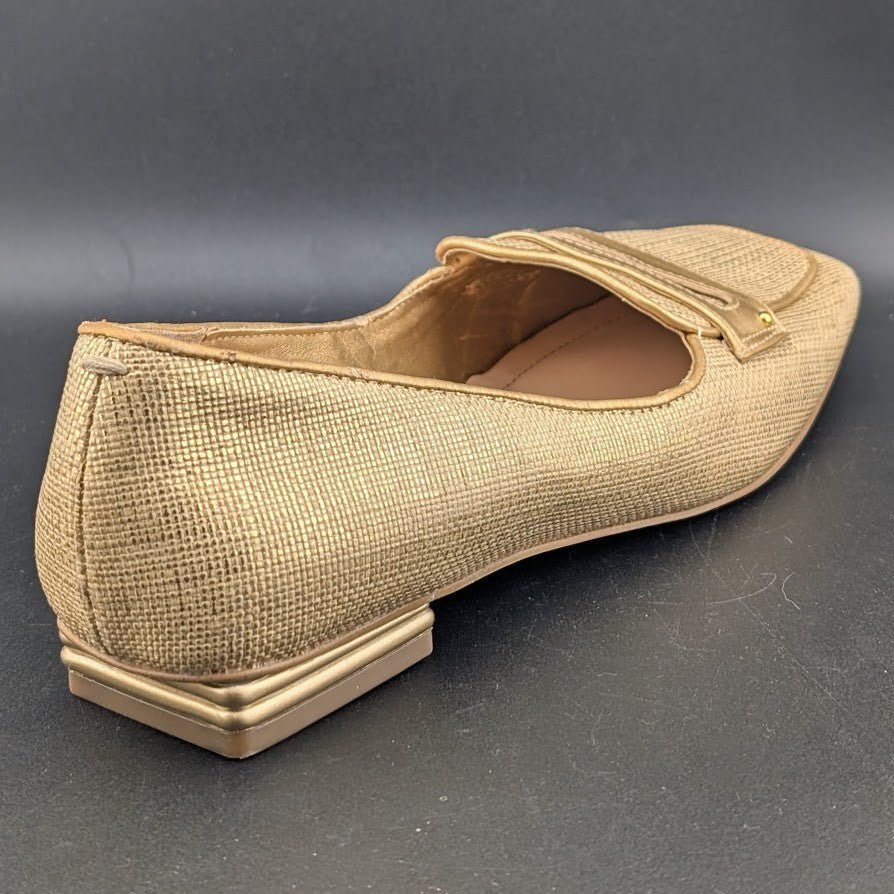 Franco Sarto Size 8 Tesica Metallic Penny Loafer w/ Square Toe Franco Sarto