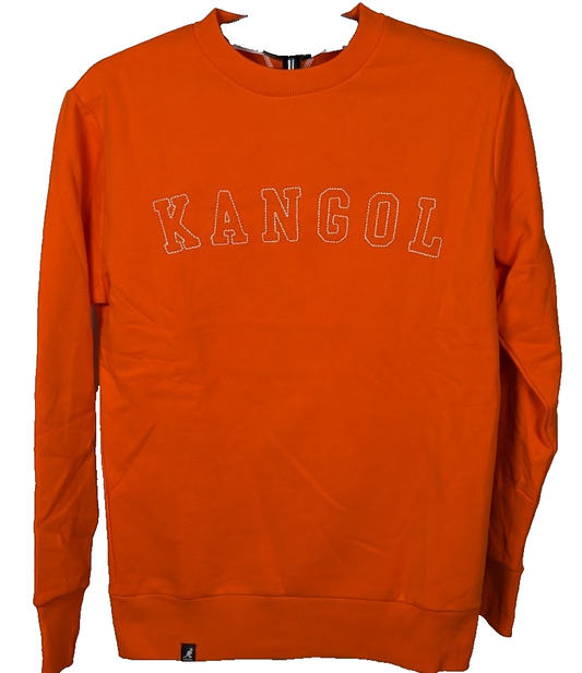 Kangol Size Large Orange Sweatshirt BRAND NEW Kangol