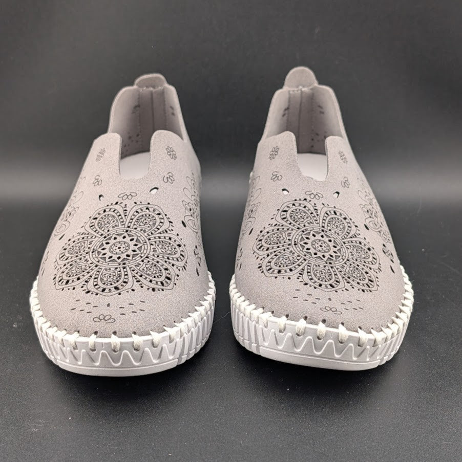 Bernie Mev Memory Foam TW09 Gray Shoes Slip-on Cutouts EU 36 or 41 (US 6 or 9.5) Bernie Mev