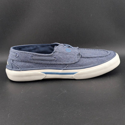 Sperry Women's Size 6 Wide Width ~ Pier Wave Navy Canvas Sneakers STS88787 Sperry