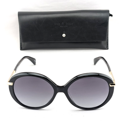 Rag & Bone Women's 56 mm Black Sunglasses RNB1075/S  56-16-140 rag & bone