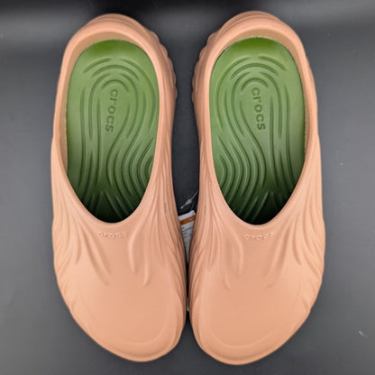 Crocs Echo Wave Pond Mens Size 9/Wos 11 Clog Shoes Cork Kiwi NWT-CLOSEOUT Crocs