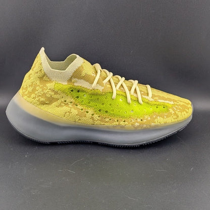 adidas Size 10 Yeezy Boost 380 Hylte Yellow Green Primeknit Men's Sneaker FZ4990 adidas