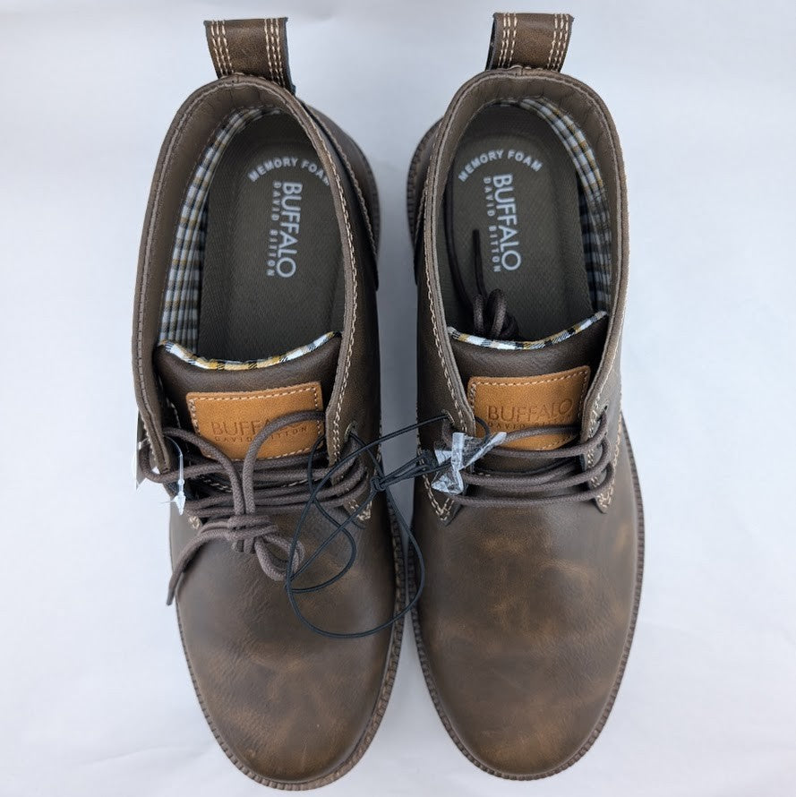 Buffalo David Bitton Men’s Size 12 Chukka Boots – Brown, Memory Foam, Durable Buffalo
