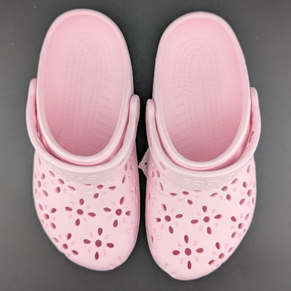 Crocs Big Kids 2Y Unisex Classic Floral Cut-Out Clogs NWB Crocs
