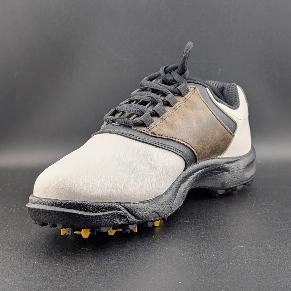 FootJoy GreenJoys Size 7.5 M ~ Men's Golf Shoes 45516 Brown/White Oxford FootJoy