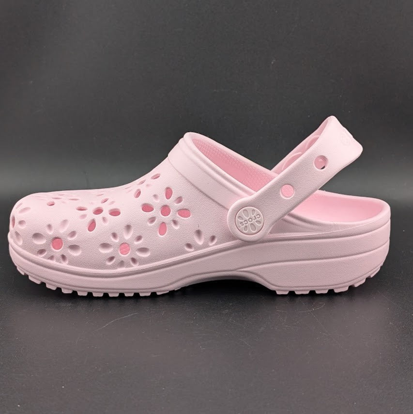 Crocs Big Kids 2Y Unisex Classic Floral Cut-Out Clogs NWB Crocs