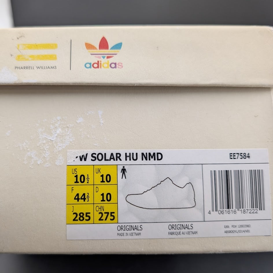 RARE** adidas x Pharrell Williams Solar HU NMD Green ~ EE7584 ~ Men's US 10.5 adidas
