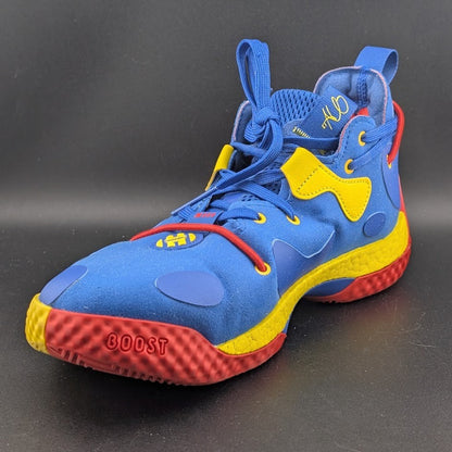 Men's adidas SM Harden Vol 6 Unisex Shoes Men Size 9, Color: Blue/Red/Yellow adidas