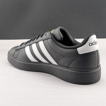 adidas Grand Court 2.0 Women's Size 8.5 Black White Sneaker JH7243 adidas