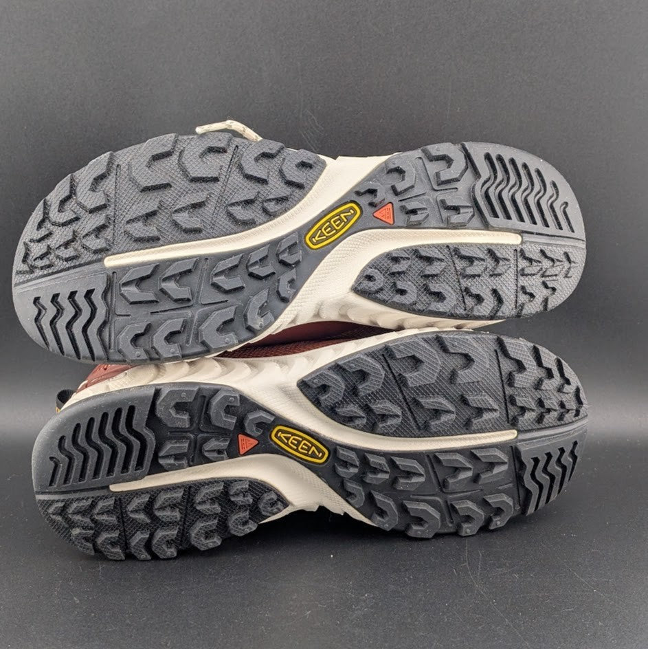 Keen NXIS Evo Mid WP Womens US 7 Andorra/Golden Yellow Hiking Shoes Keen