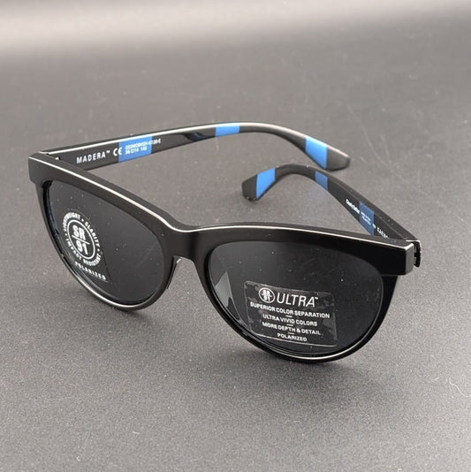 NEW Kaenon Women's Sunglasses~Madera Modern Black  with Grey Polarized Lenses Kaenon