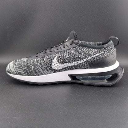 Nike Men's Size 8 Air Max Flyknit Racer DJ6106-001 Black/White Nike