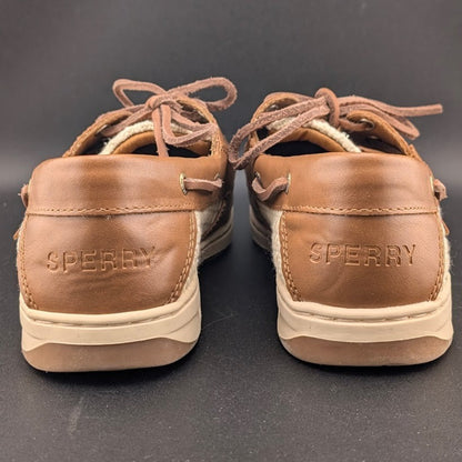 Sperry Women's Size US 8 / EU 39 Whalefish Tan Leather Boat Shoes ~ MSRP $125 SPERRY