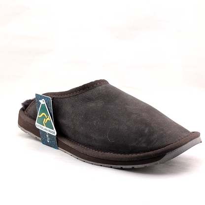 Emu Australia Men's Platinum Esperance Chocolate Slippers Men's Sz 9 / Wo's Sz10 EMU Australia