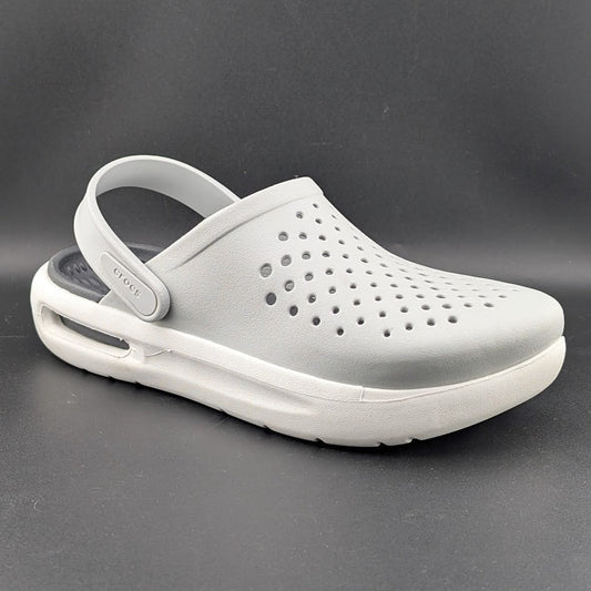 Crocs InMotion LiteRide Clogs Men's Size 6 / Wos 8 Gray Perforated Shoes Crocs