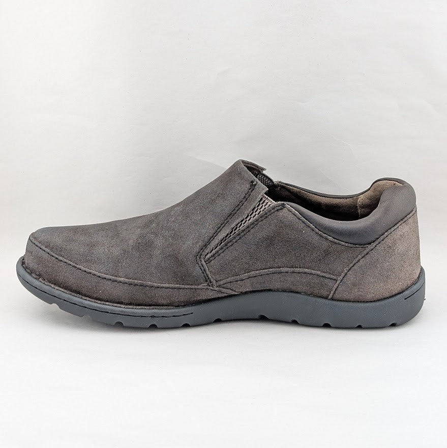 Born Nigel Mens Size 9.5 Dark Brown Leather Slip On Casual Loafer Shoes H48222 Born