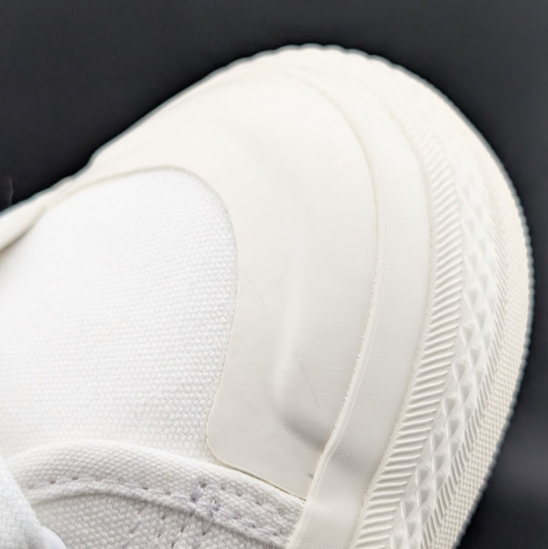 adidas Men's Size 8 / Wo's 9 Nizza RF Canvas Shoes Triple White  EF1883 adidas