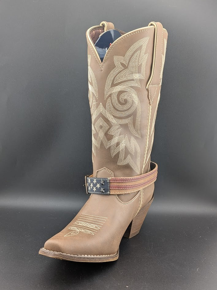 Crush™ by Durango® Women's Size 9 Western Boot with Accessory Belt Durango