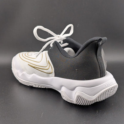 Nike Kids 7/Wos 8.5 Giannis Immortality Basketball Shoes White Gold FZ6734-100 Nike
