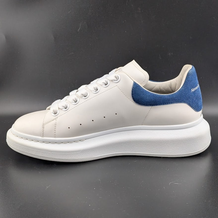 Alexander McQueen Oversized Paris Blue Leather Sneakers - Womens Size 8/Mens 6.5 Alexander McQueen