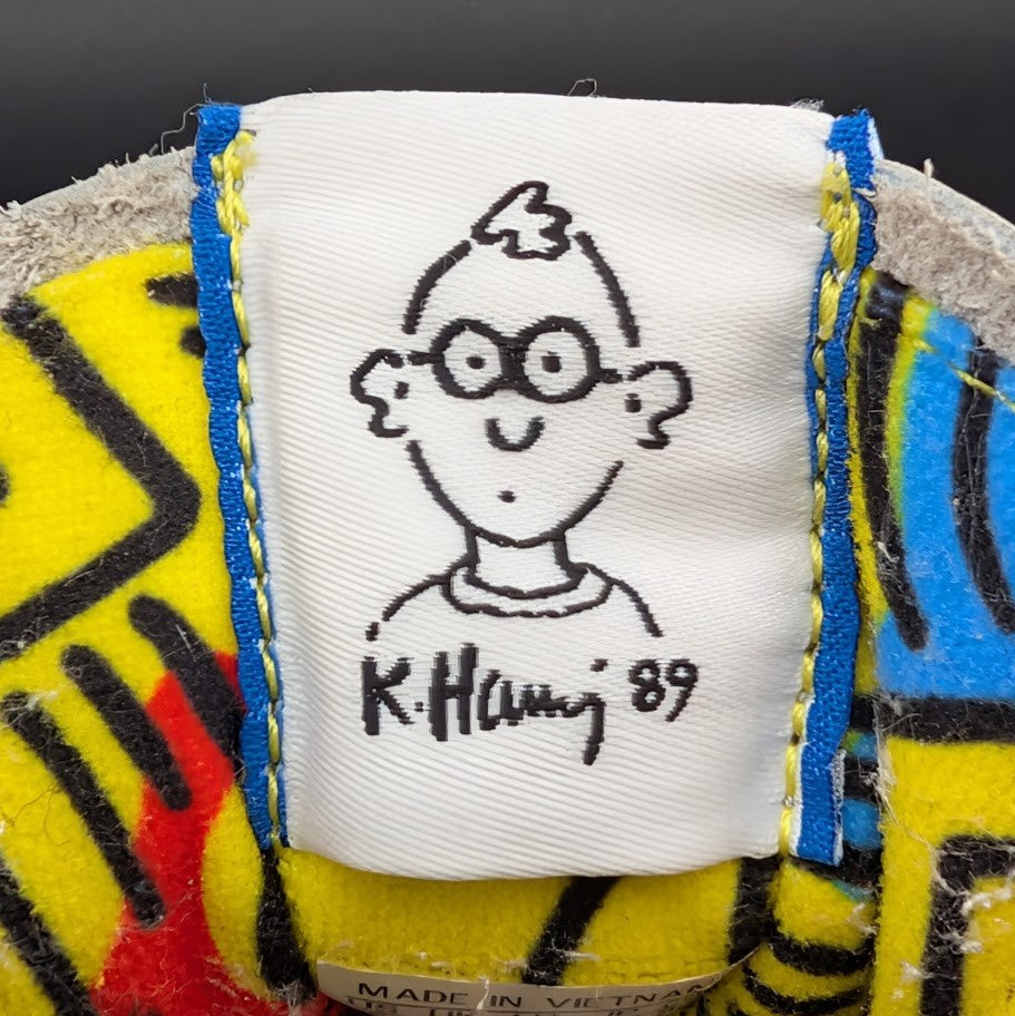 Adidas Nizza/Keith Haring "Pop Art" Leather Hitop ~Mens Sz 7/Wos Sz 8 | EE9297 adidas