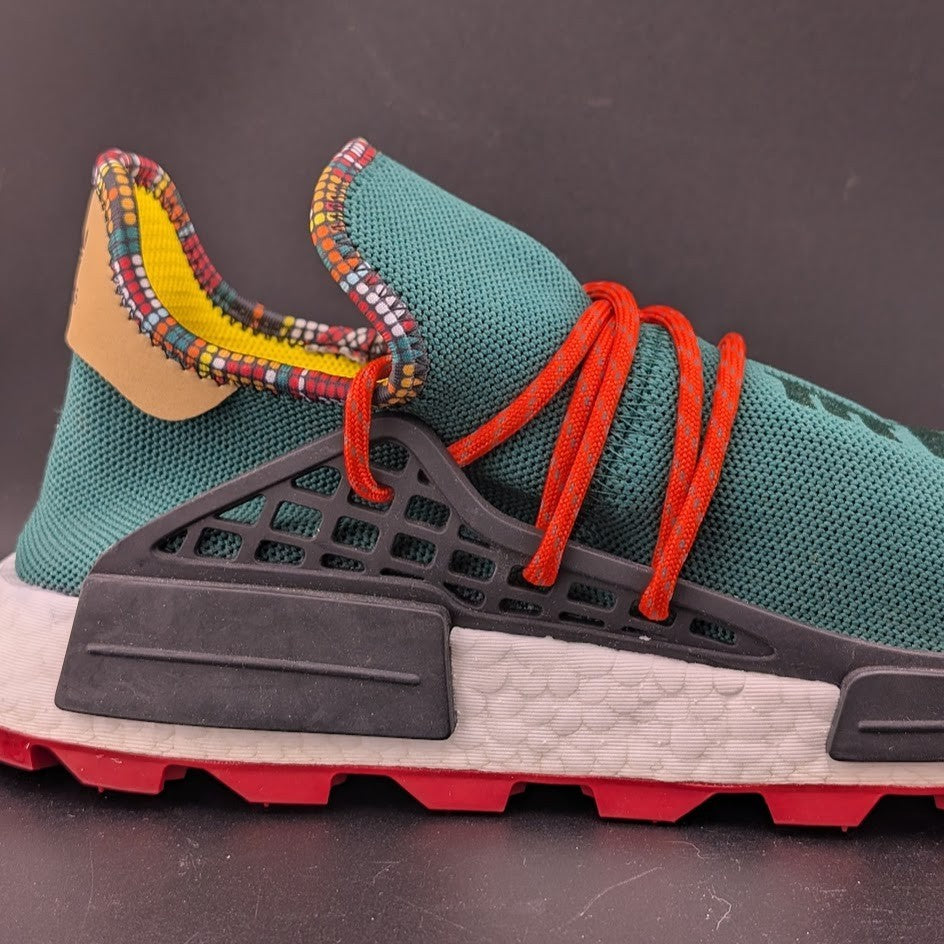 RARE** adidas x Pharrell Williams Solar HU NMD Green ~ EE7584 ~ Men's US 10.5 adidas