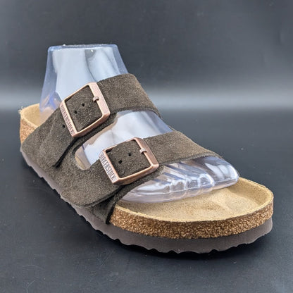 NIB Birkenstock Women's 7 / Kids 5  (EU 38)  Arizona BS Mocca Brown Soft Sole Birkenstock