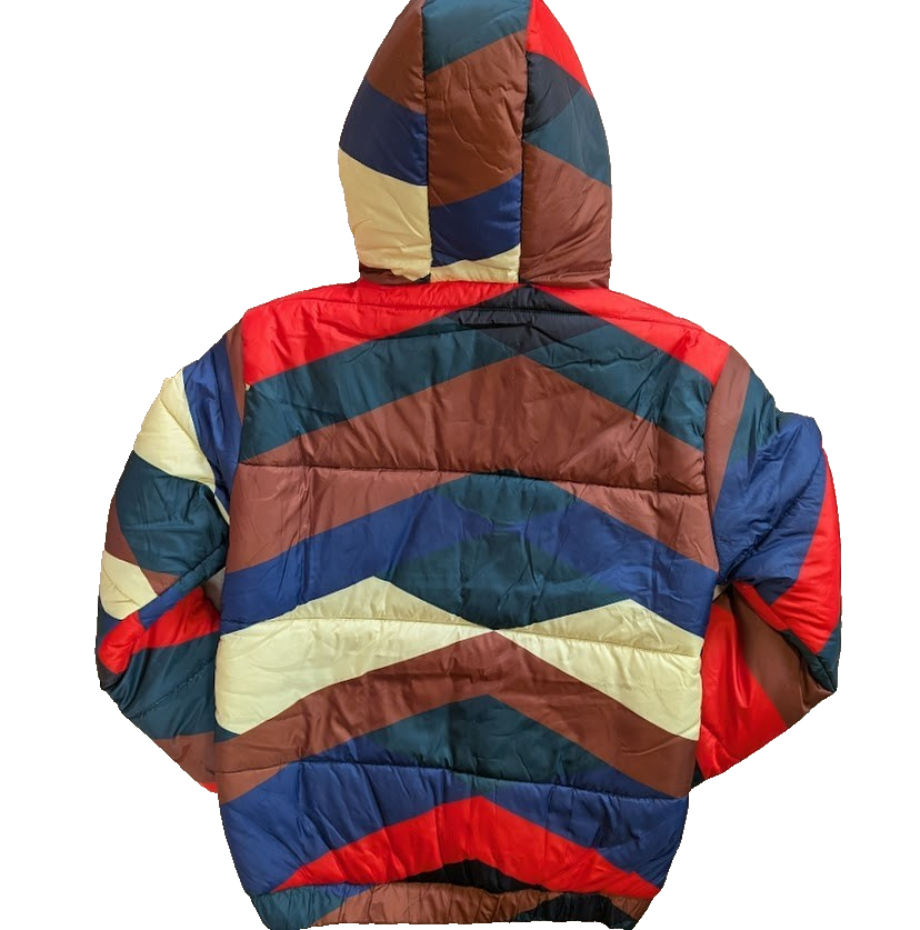 Reason Jacket Adult Zip Puffer Parka Coat with Hood Casual Men's Size Small New Reason