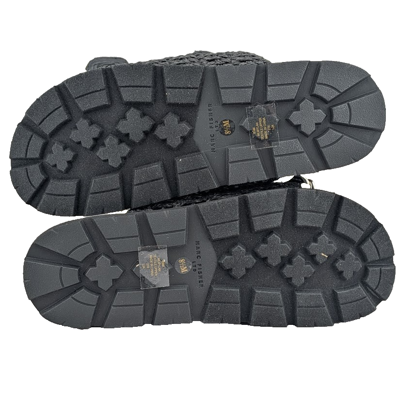 ⋆˚✿˖° Marc Fisher Mylan Sandals - Women Size 8.5 Black & White NEW in Box 🎁 Marc Fisher