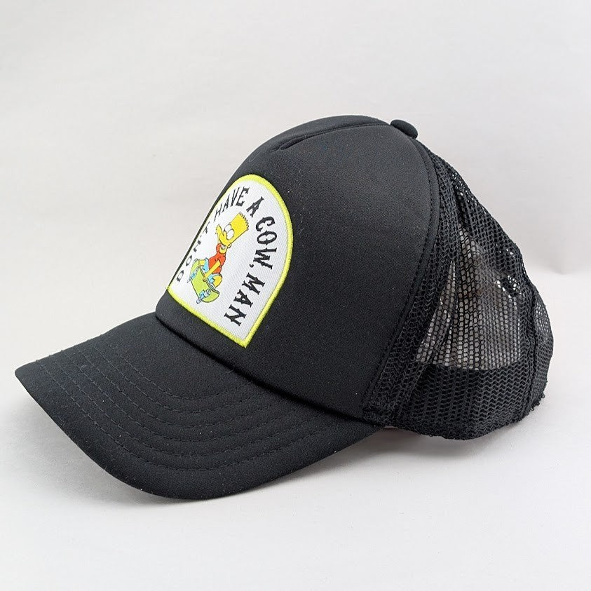 Bart Simpson ‘Don’t Have A Cow Man’ Baseball Cap SnapBack NWT Mad Engine 20th TV Mad Engine
